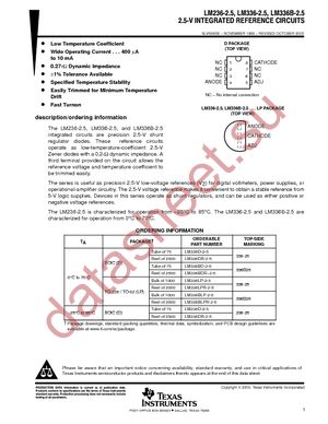 LM336BDG4-2-5 datasheet  